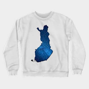 Awesome map of Finland Crewneck Sweatshirt